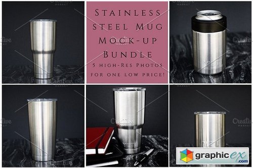 Stainless Steel Mug Mock-UP 1144763