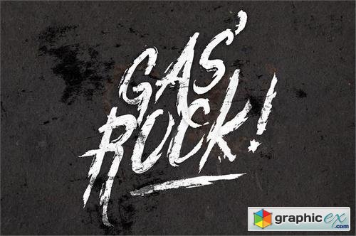 Gasrock font