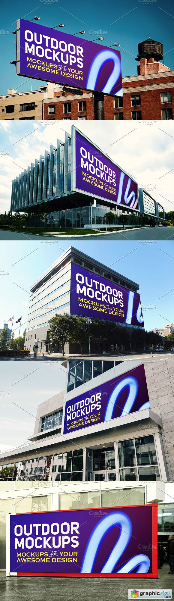 Outdoor Advertising - Mockups
