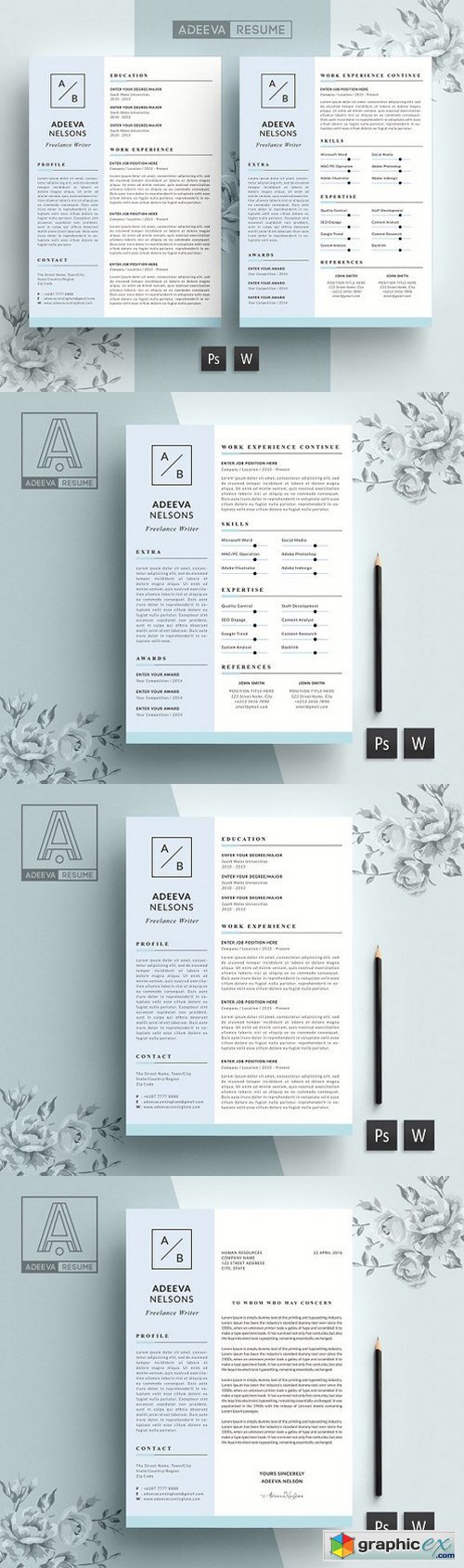Simple Resume Template Nelson