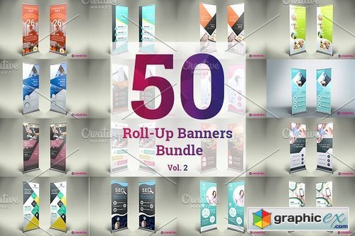 50 Roll-Up Banners Bundle vol.2