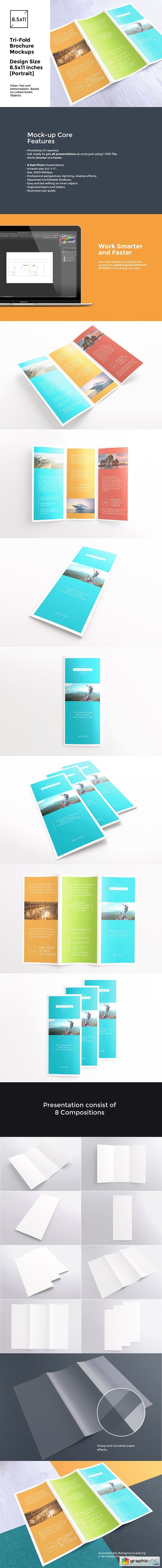 Tri-Fold Brochure / Flyer Mock-up's