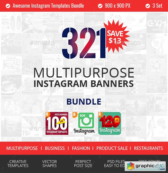 321 Instagram Promotional Bundle