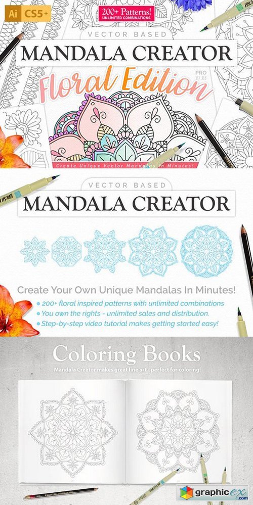 Mandala Creator - Floral Edition
