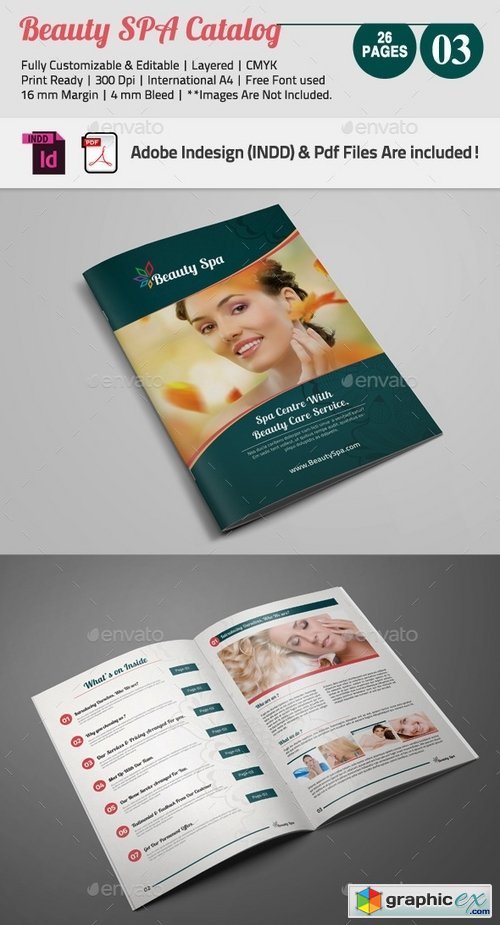Beauty SPA Catalog_ Indesign Layout