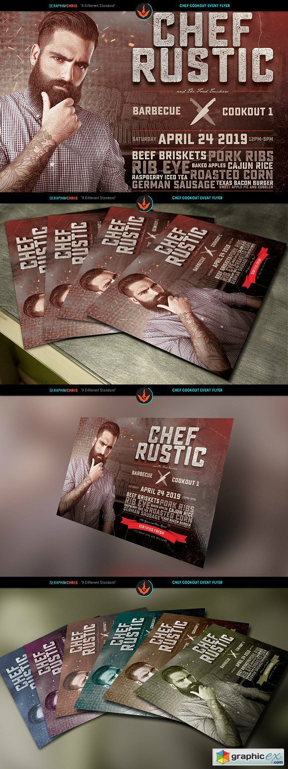 Chef Cookout Flyer Template