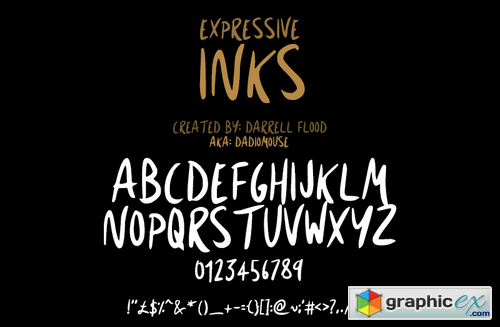 Expressive Inks font