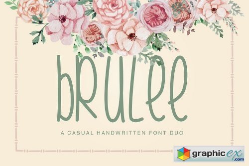Brulee Font Duo