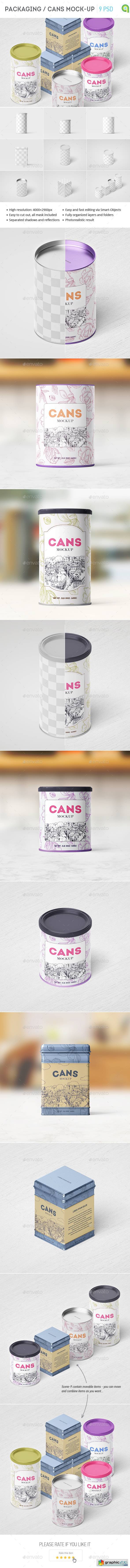 Packaging / Can Mockup