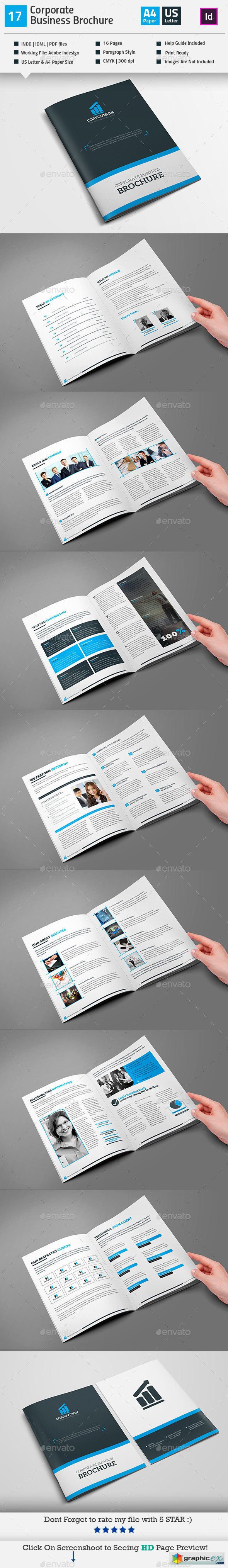 Multipurpose Business Brochure InDesign Layout V17