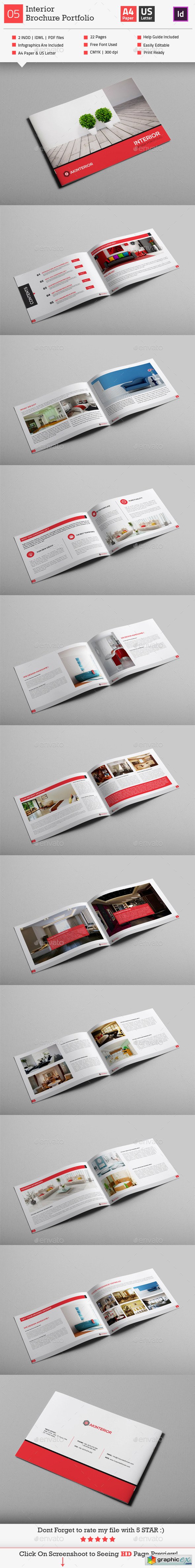 Interior Brochure Template Portfolio