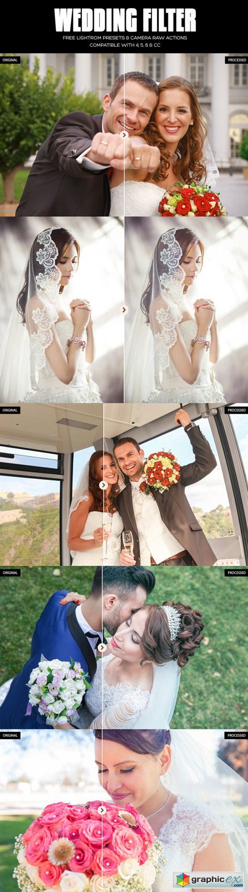 10 Wedding Presets for Lightroom & Photoshop Camera Raw