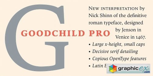 Goodchild Pro Font - 4 Fonts