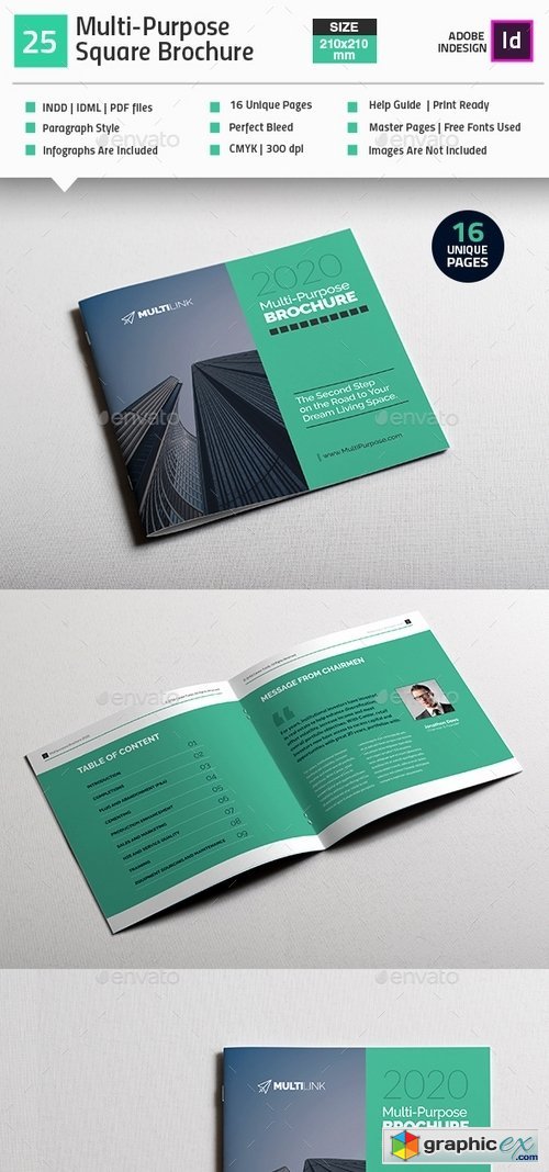 Multipurpose Business Square Brochure V25