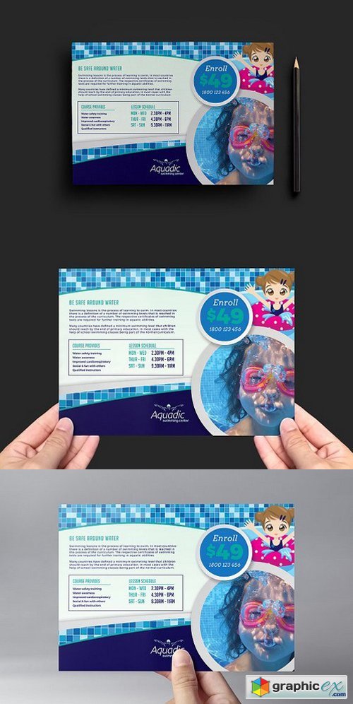 Swimming Pool Flyer Template v2