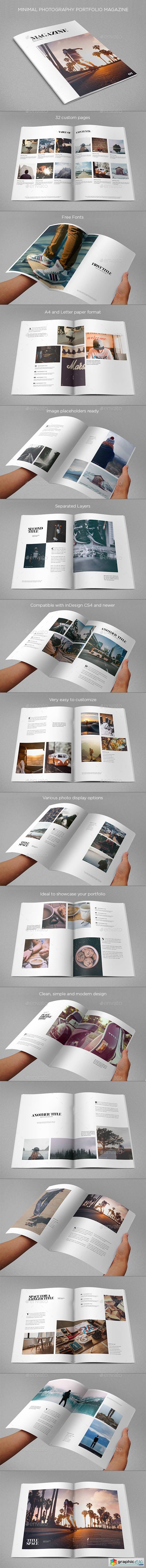 Minimal Photography Portfolio Magazine