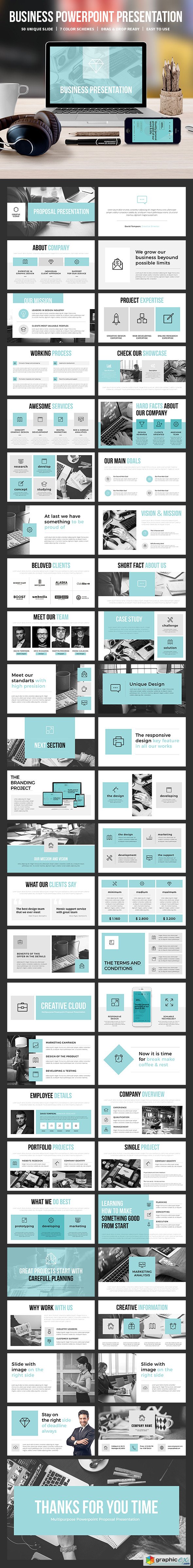 Business Powerpoint Template 18824707