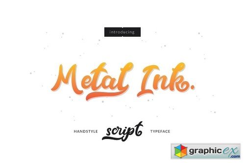 Metal Ink Typeface