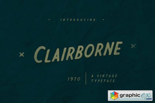 Clairborne Typeface