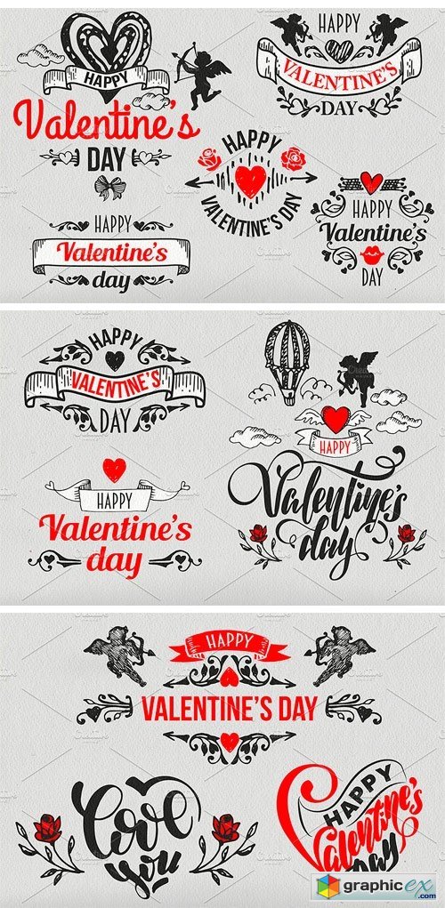 16 Valentine&#039;s Day Labels