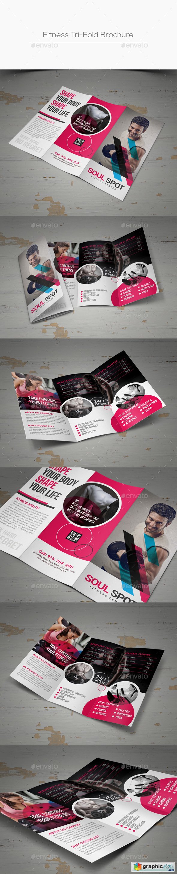 Fitness Tri-Fold Brochure