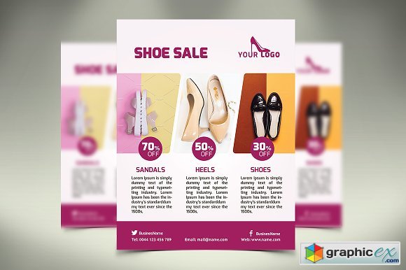 Women Shoes Flyer