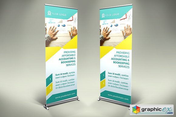 Accounting Roll Up Banner