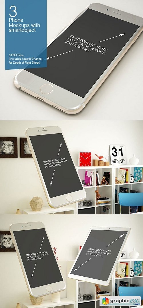 23 Realistic Mock-Ups with Smart Objects