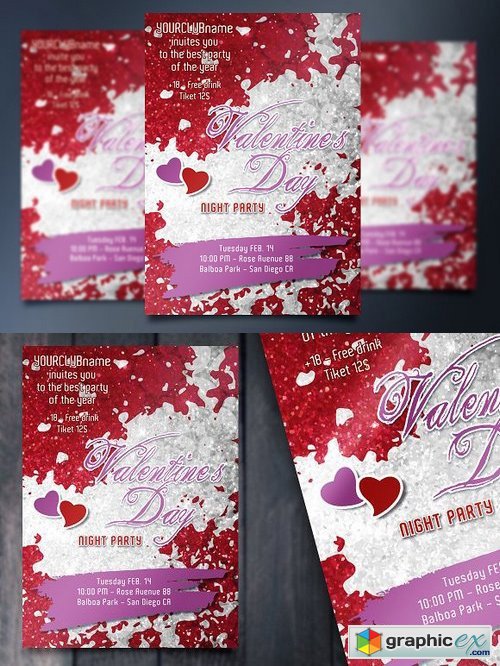 Valentine's Day Party - Invite card