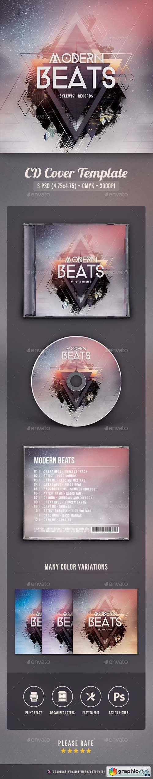 Modern Beats CD Cover Artwork 16142099