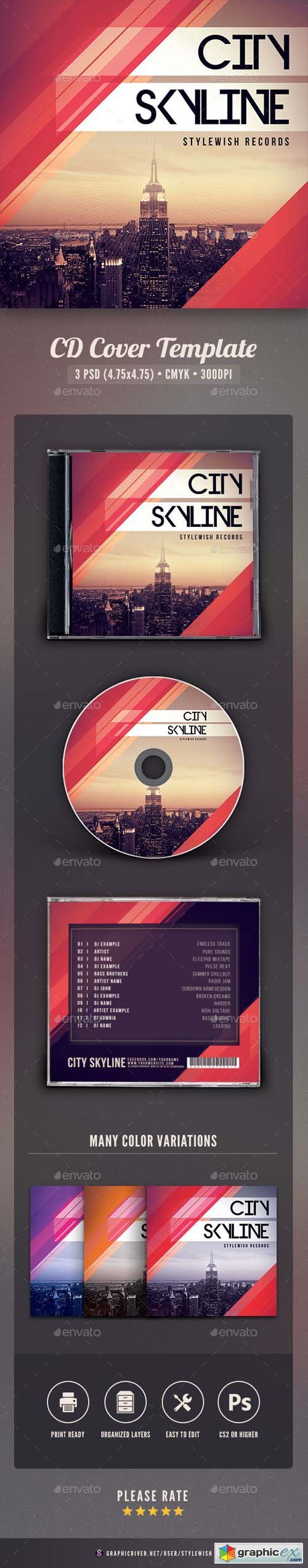 City Skyline CD Cover Artwork
