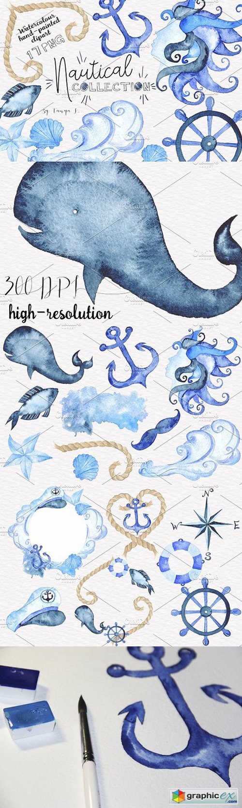 Nautical Watercolor Collection