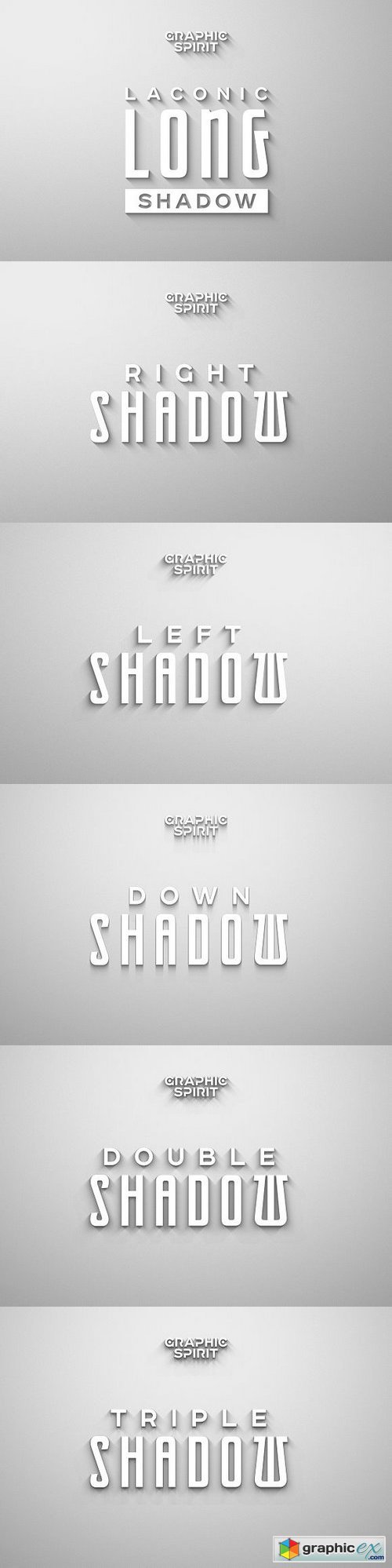 Laconic Long Shadow for Photoshop