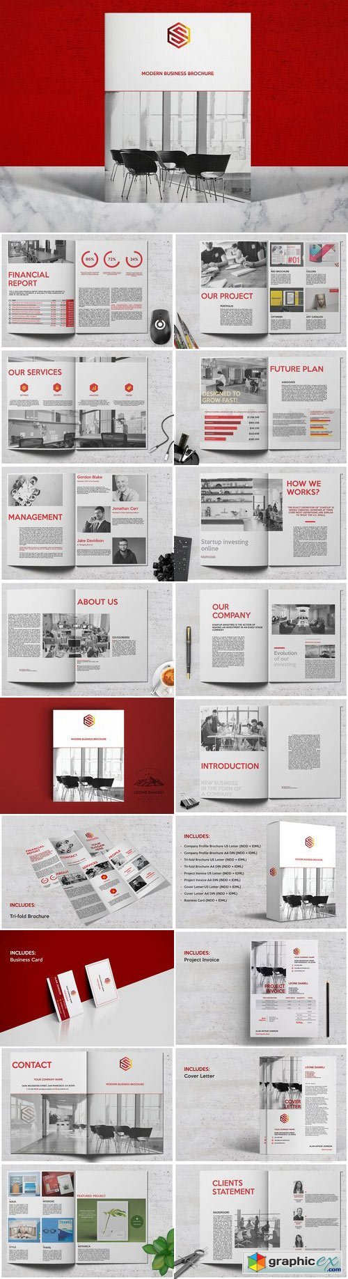 Red - Business Brochure