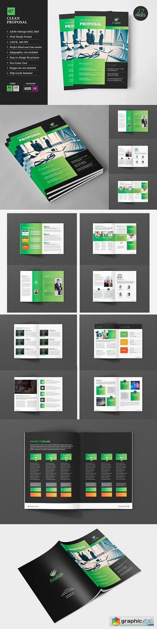 Clean Business Proposal Template 07