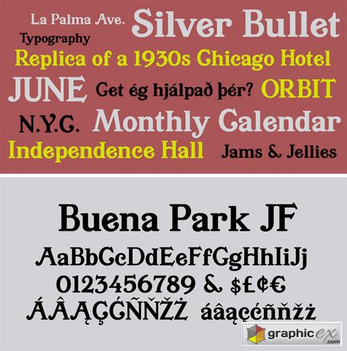 Buena Park JF Font