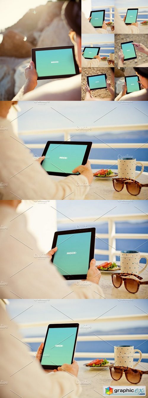 Photorealistic iPad Mockup