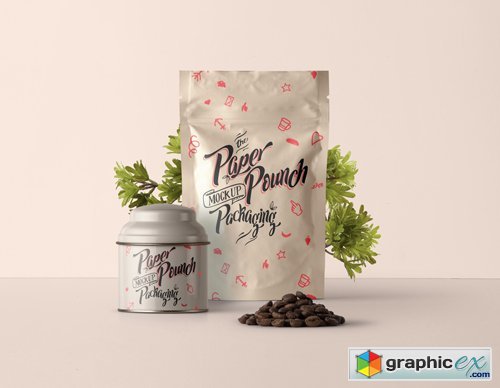 Psd Stand Up Pouch Mockup