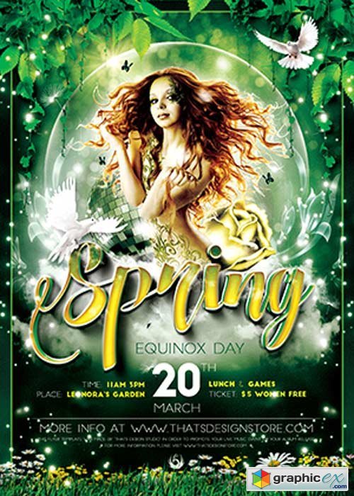 Spring Party V22 Flyer Template