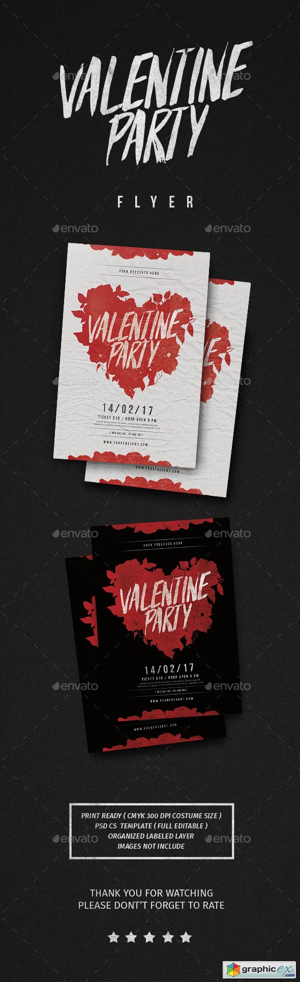 Valentine Party Flyer 19367067