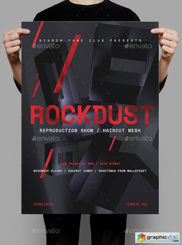 Rockdust Poster / Flyer