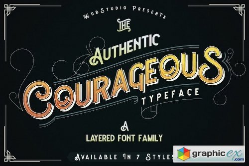 Courageous Typeface