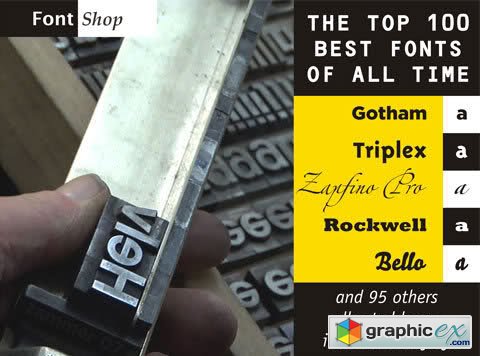 FONTSHOP - 100 Best Commercial Fonts Ever Made!