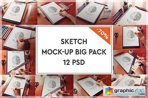 Sketch Mock-up Big Pack#1