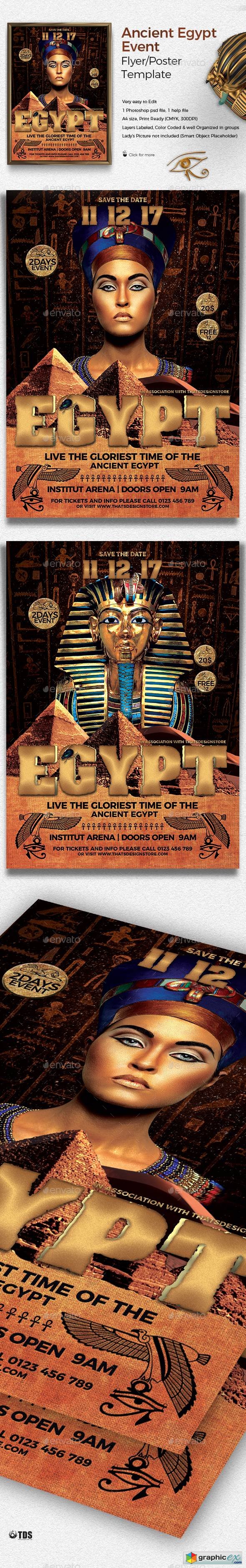 Ancient Egypt Event Flyer Template