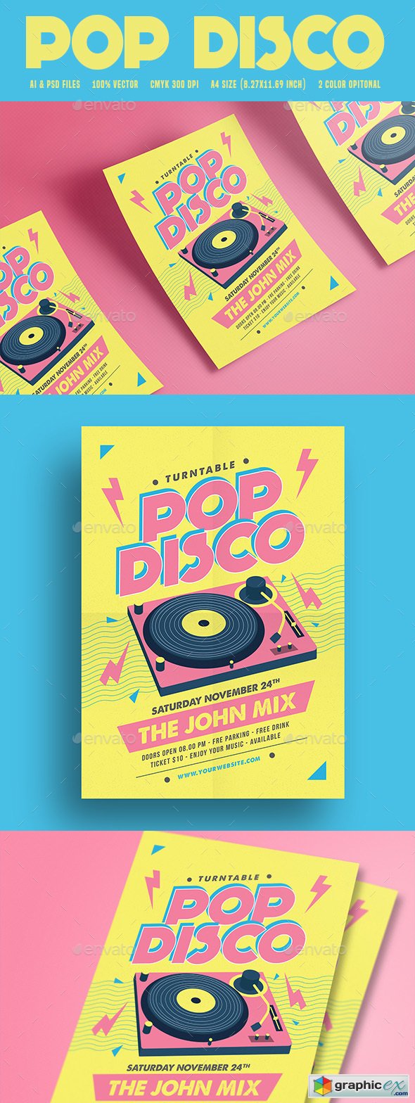 Pop Disco Flyer