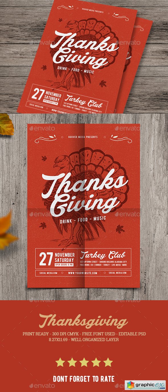Thanksgiving Flyer 18557531