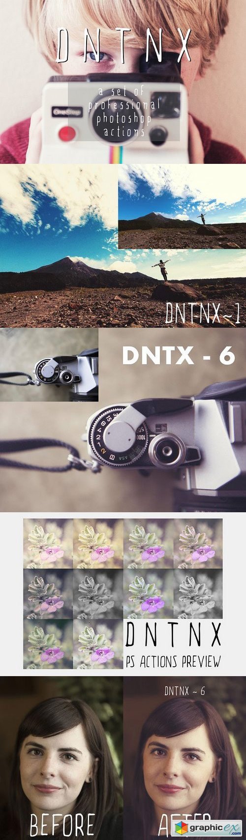 DNTNX Set of Photoshop Actions