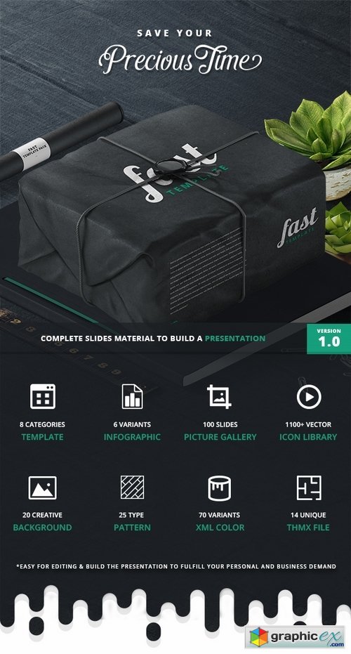 Fast - Multipurpose Powerpoint Template Pack
