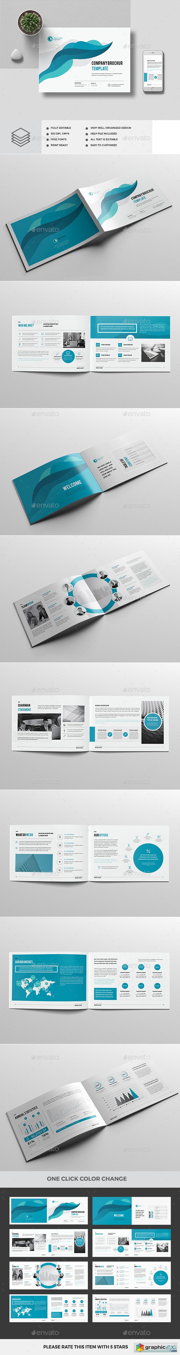A4 Landscape Company Profile 16 Pages